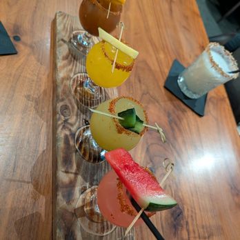 Sol Agave - Margarita flight - New Mexican Cuisine Near Me - Los Angeles, California