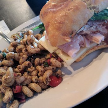 The Stuffed Olive - Turkey, bacon and avocado sandwich with a pasta salad. I asked for the added pepper jack cheese. - Soup Near Me - Oklahoma City, Oklahoma The Stuffed Olive - Turkey, bacon and avocado sandwich with a pasta salad. I asked for the added pepper jack cheese. - Soup Near Me - Oklahoma City, Oklahoma