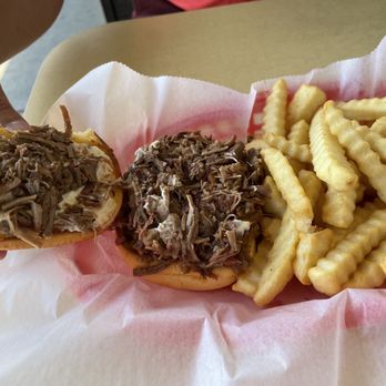 Allman's Bar B Q - The jalapeños were on the bottom. Lots of meat! - Barbeque Near Me - Fredericksburg, Virginia