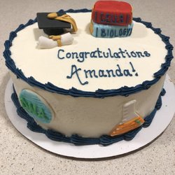 Dessert First - Red Velvet Graduation Cake
