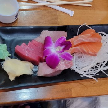 Bento Box - Sashimi, half gone. - Japanese Near Me - Sacramento, California Bento Box - Sashimi, half gone. - Japanese Near Me - Sacramento, California