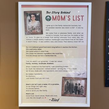 Mom's List - Inside - American Near Me - Culver City, California Mom's List - Inside - American Near Me - Culver City, California