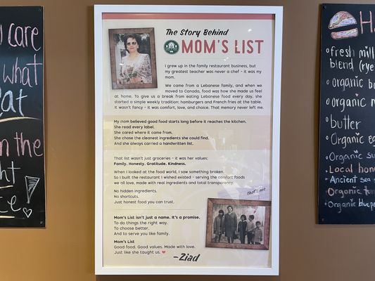 Menu photo 1 Mom's List Culver City, CA Menu photo 1 Mom's List Culver City, CA