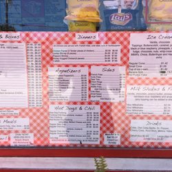 Snack Shack - Other menu