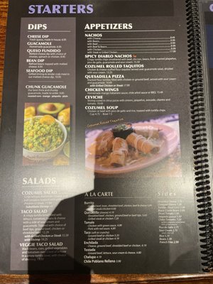 Menu photo 4 Cozumel Westlake, OH