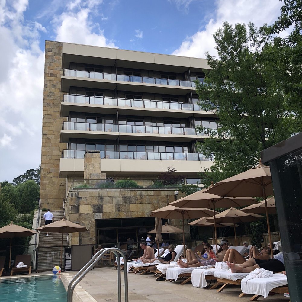 The Umstead Hotel - View of hotel from the pool - Hotels Near Me - Cary, North Carolina The Umstead Hotel - View of hotel from the pool - Hotels Near Me - Cary, North Carolina