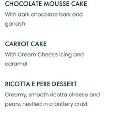 Restaurant week dessert options Restaurant week dessert options