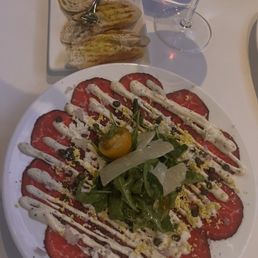 Beef carpaccio Beef carpaccio