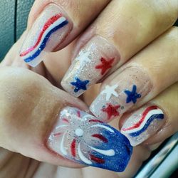 Always the best! Beautiful set & gorgeous nail art...I am never disappointed at Nailz Bizzare!!!