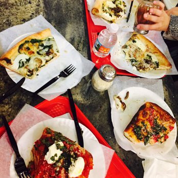 Pizza Time - Me and my friend enjoying our great pizza time :) - Pizza Near Me - St. Augustine, Florida