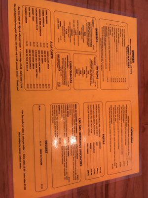 Menu photo 2 Los Dos Hermanos Sierraville, CA Menu photo 2 Los Dos Hermanos Sierraville, CA