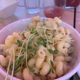a bowl of macaroni and cheese a bowl of macaroni and cheese
