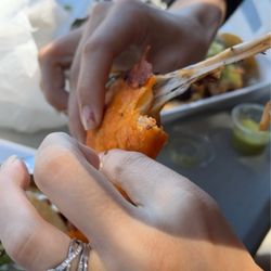Estelita Food Truck - Quesabirria with a nice cheese pull