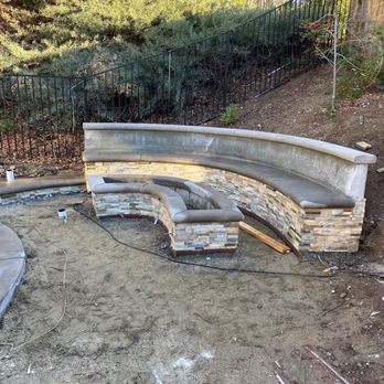 StoneAge Masons - Fire pit with Golden Honey Ledger. - Masonry/Concrete Near Me StoneAge Masons - Fire pit with Golden Honey Ledger. - Masonry/Concrete Near Me