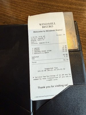 Menu photo 1 The Windmill Bistro Sumner, WA