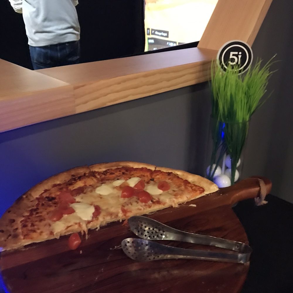 Five Iron Golf - Margherita Pizza - Golf Near Me - Seattle, Washington Five Iron Golf - Margherita Pizza - Golf Near Me - Seattle, Washington