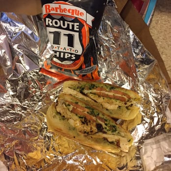 Wine'ing Butcher - Chicken pesto panini (so delicious, and full of flavor) - New American Near Me - Ashburn, Virginia
