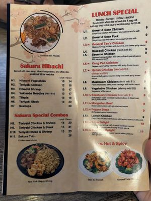 Menu photo 1 Sakura Asian Cuisine San Antonio, TX Menu photo 1 Sakura Asian Cuisine San Antonio, TX