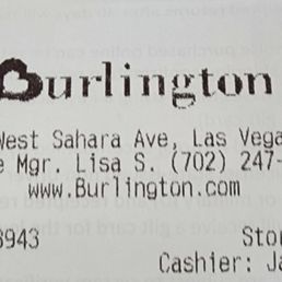 Receipt header from the event.