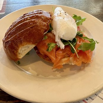 Northside Social Coffee & Wine - House-Smoked Salmon & Poached Egg Sandwich - American Near Me - Arlington, Virginia Northside Social Coffee & Wine - House-Smoked Salmon & Poached Egg Sandwich - American Near Me - Arlington, Virginia