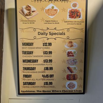Aashiana - Hot deals - Kebab Near Me - Pickering, Ontario