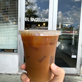 El Bagel - Iced coffee - Bagels Near Me - Miami, Florida