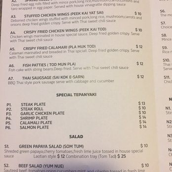 Sabb Thai - Menu - Thai Near Me - Honolulu, Hawaii Sabb Thai - Menu - Thai Near Me - Honolulu, Hawaii