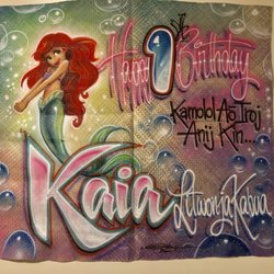 Art Works - I was more than satisfied with my daughter's 1st birthday mat banner! This is your place if you're looking for something like this! :)