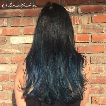 Carter Grae Salon - Blue Balayage by Shanni - Hair Salons Near Me - Newport Beach, California