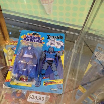 Superhero Creamery - a display case full of toys - Ice Cream & Frozen Yogurt Near Me - Ashland, Kentucky