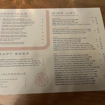 Canon - Menu side 2 - Cocktail Bars Near Me - Sacramento, California Canon - Menu side 2 - Cocktail Bars Near Me - Sacramento, California
