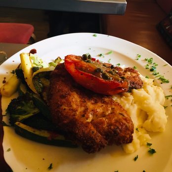 Terracotta Wine Bistro - Chicken schnitzel - Wine Bars Near Me - Santa Fe, New Mexico