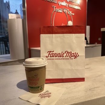 Fannie May Fine Chocolates - I had the BEST experience at this location! I got a hot chocolate and an assortment of chocolate. - Chocolatiers & Shops Near Me - Chicago, Illinois