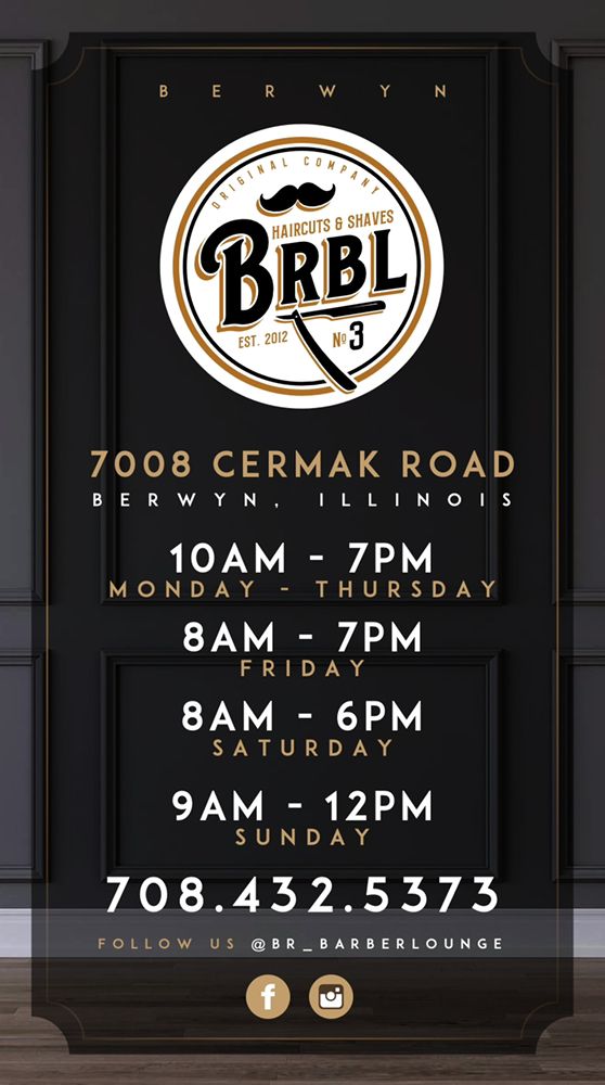 BR Barber Lounge No. 3 Logo