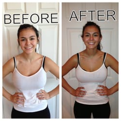 Perfect Tan - After one session in VersaSpa Spray Booth. We have our own private sunless solution made for us smells great and no streaking.