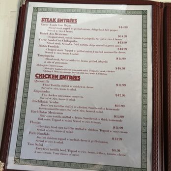 Los Dos Potrillos II - Menu - Mexican Near Me - Bunnell, Florida