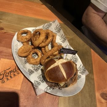 Ford's Garage Plano - Pretzel buns for the win! - Burgers Near Me - Plano, Texas Ford's Garage Plano - Pretzel buns for the win! - Burgers Near Me - Plano, Texas