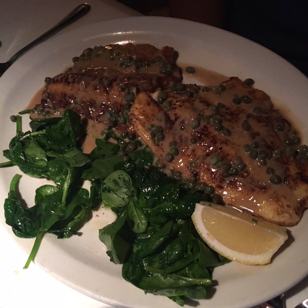 Zaza's - White fish and spinach - Italian Near Me - Clarendon Hills, Illinois
