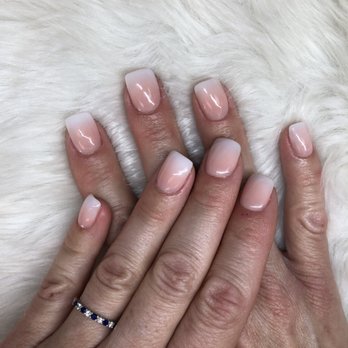 Helen's Nails - "Ombré pink and nude -acrylic on real nails"- new way of doing pink and whit/French. Love them!!! - Nail Salons Near Me - Bensalem, Pennsylvania Helen's Nails - "Ombré pink and nude -acrylic on real nails"- new way of doing pink and whit/French. Love them!!! - Nail Salons Near Me - Bensalem, Pennsylvania