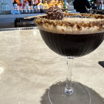 Grand Public - Ferrero Rocher espresso martini - American Near Me - Miami, Florida Grand Public - Ferrero Rocher espresso martini - American Near Me - Miami, Florida