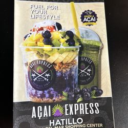 Acai Express - Menú