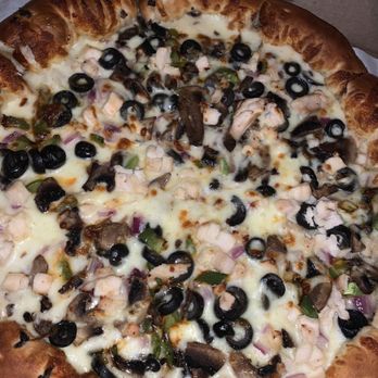Zio Al's Pizza & Pasta - Halal Chicken Alfredo Supreme Pizza - Pizza Near Me - Dallas, Texas Zio Al's Pizza & Pasta - Halal Chicken Alfredo Supreme Pizza - Pizza Near Me - Dallas, Texas