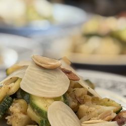 Blue Ruby Farm - Amazing cauliflower salad from a Middle Eastern wine bar night