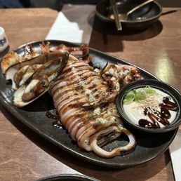 Grill Squid