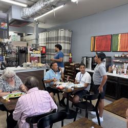 Elkridge Deli Cafe - The atmosphere is relaxing & comfortable.. so we ate there.