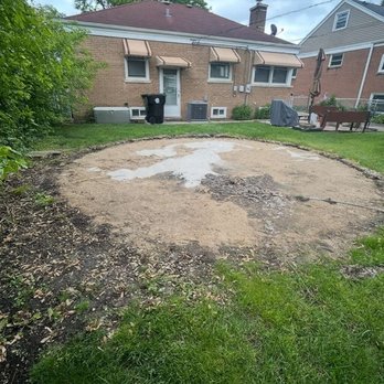 DDR Outdoor Services - Before photo of permeable paver with pergola installed on top - Lawn Services Near Me DDR Outdoor Services - Before photo of permeable paver with pergola installed on top - Lawn Services Near Me