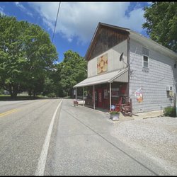Sullivan's Grocery - Front of the building sits just feet away from Indiana Highway 65