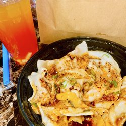 Pepper House - Chengdu Dumplings in Chili Oil Sauce (钟水饺) (Drink from Man vs Pho)