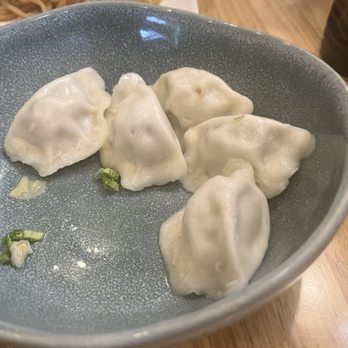 Hidden Dumpling House - Pork,Shrimp,Chives Dumplings(10). The chives were old and almost dried out meat was not fresh. - Chinese Near Me - Elk Grove, California