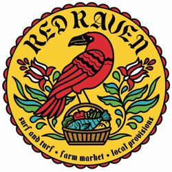 Red Raven Surf And Turf - The RED RAVEN SURF and TURF Logo.